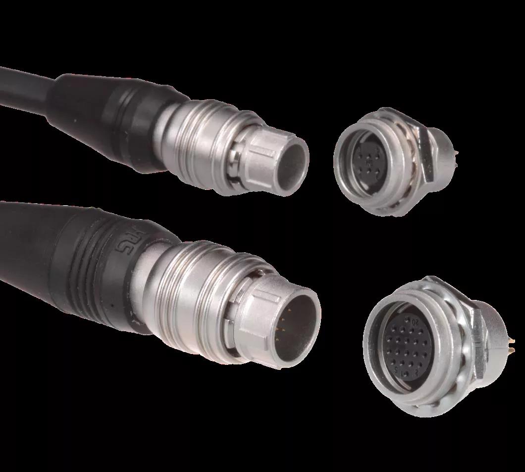 HR25A Series丨推拉鎖、小型多芯圓形連接器